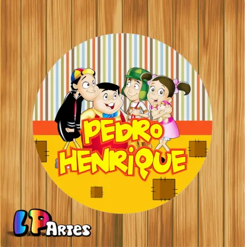 Adesivo Rótulo Turma do Chaves