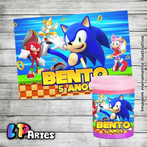 Adesivo Slime - Sonic