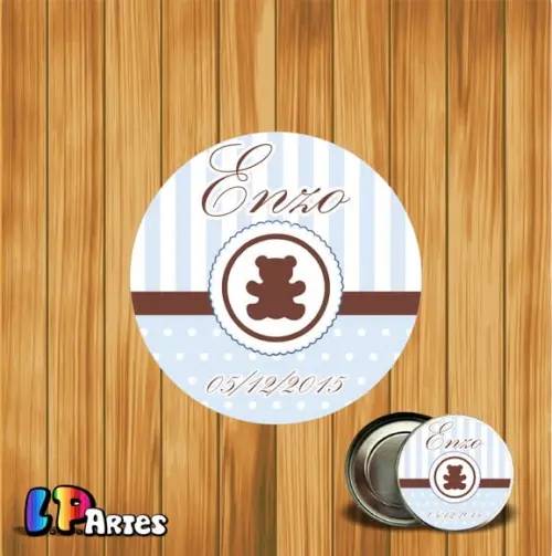 Adesivo Urso Marrom