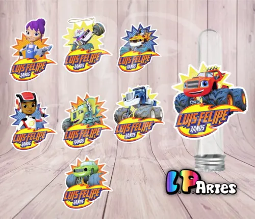 Aplique Blaze Monster Machine