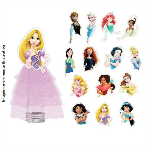 Aplique Busto Alice no País das Maravilhas