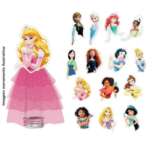 Aplique Busto Princesas