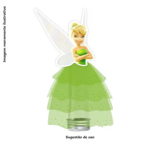 Aplique Busto Tinker Bell - Sininho - Fadas