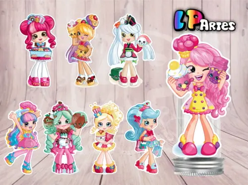 Aplique Meninas Shopkins