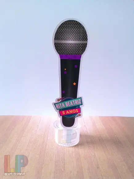Aplique Microfone Cúmplices de Um Resgat