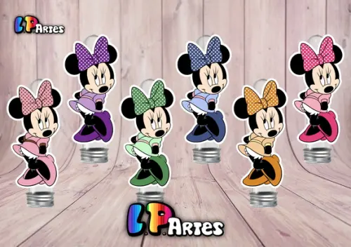 Aplique Minnie - Tubete Pequeno