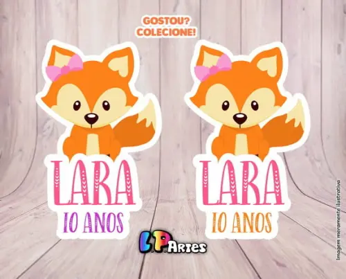 Aplique Raposinha Menina