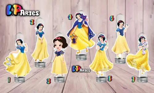 Aplique Sete Anões Branca de Neve
