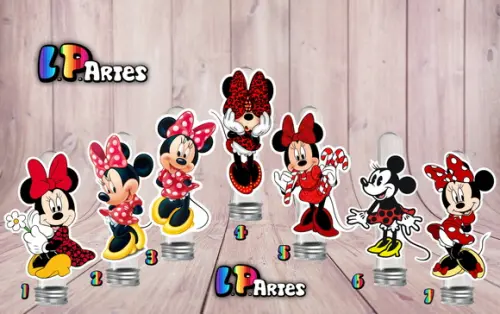 Aplique Tubete Minnie Vermelha