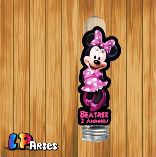 Aplique Tubete Minnie Rosa