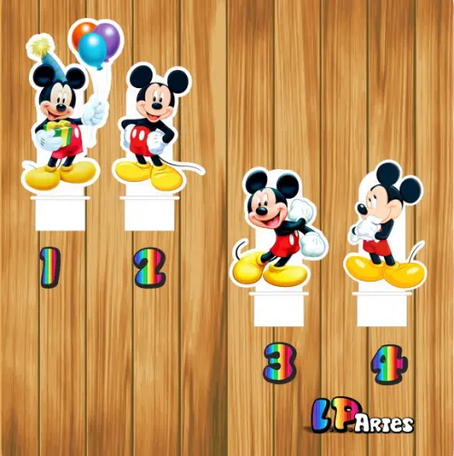 Aplique Tubete Mickey - Tubete P