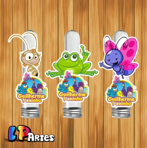 Aplique Tubete Turma Galinha Pintadinha