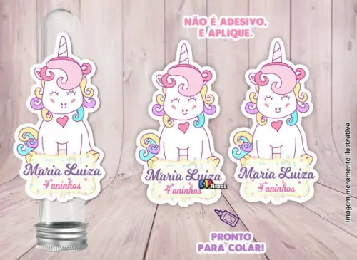 Aplique Unicórnio