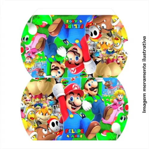 Caixa Almofada Super Mario