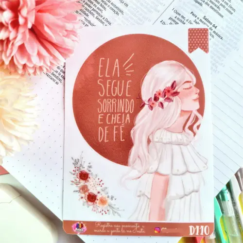 Cartela de Adesivos Devocional