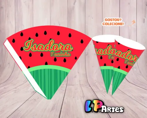 Cone Personalizado - Melancia