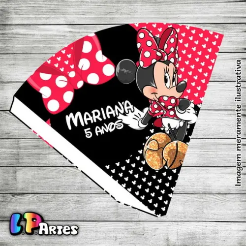 Cone Personalizado - Minnie Vermelha