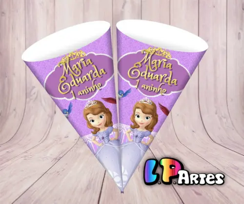 Cone Personalizado - Princesa Sofia