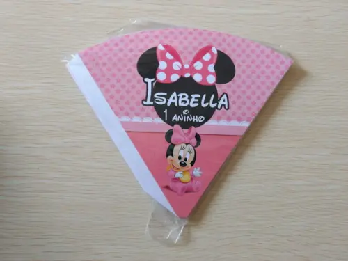 Cone Personalizado - Minnie Baby Rosa