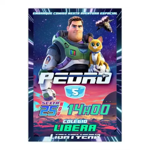 Convite - Buzz Lightyear