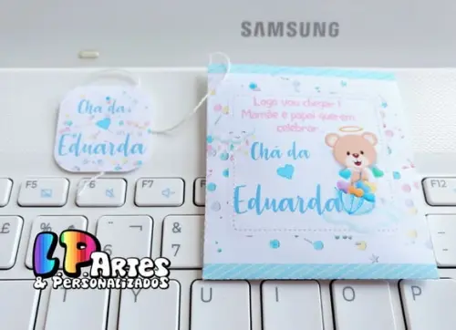 Convite Chá - Chuva de Amor