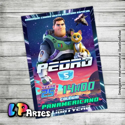 Convite Digital - Buzz Lightyear