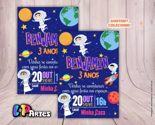 Convite Digital - O Show da Luna Astronauta
