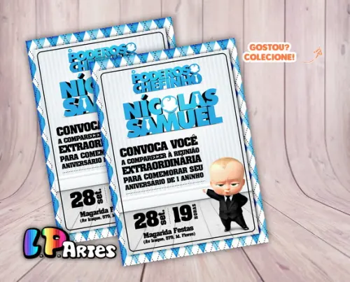 Convite o Poderoso Chefinho