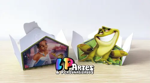 Forminha para Doce - a Princesa e o Sapo