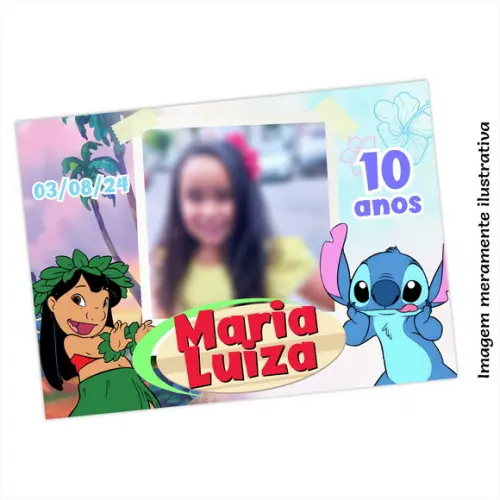 Imã de Geladeira - Lilo e Stitch