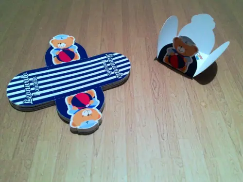 Forminha para Docinho Urso Marinheiro