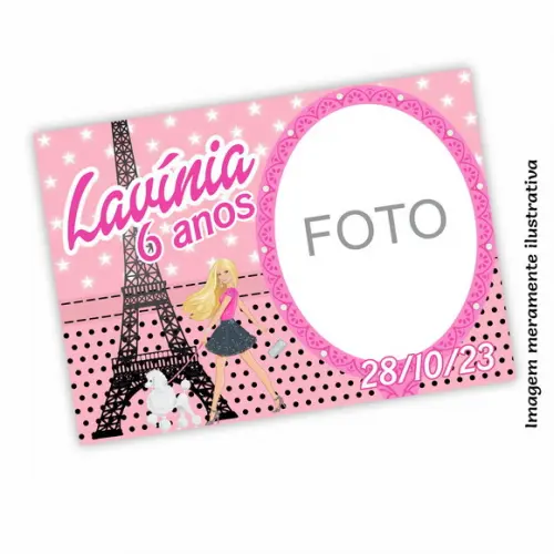 Imã de Geladeira Barbie Paris