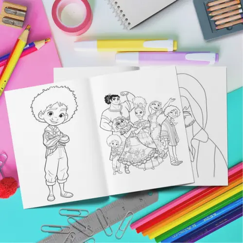 Kit Livrinho Colorir + Cartela Adesiva - Antônio Encanto