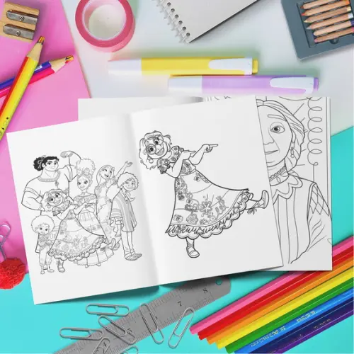 Kit Livrinho Colorir + Cartela Adesiva - Isabela Encanto