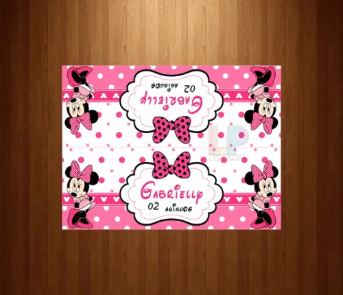 Lapela Minnie Rosa