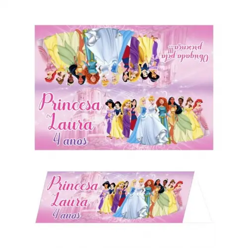 Lapela para Saquinho - Princesas