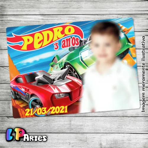 Lembrancinha com Imã - Hot Wheels