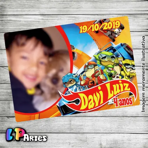Lembrancinha com Imã - Hot Wheels