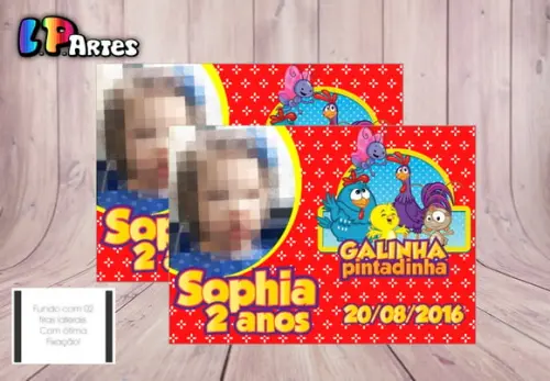Lembrancinha com Imã Galinha Pintadinha