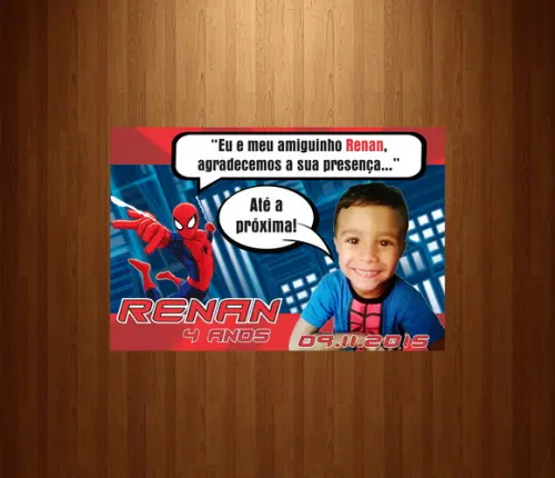 Lembrancinha Imã - Homem Aranha