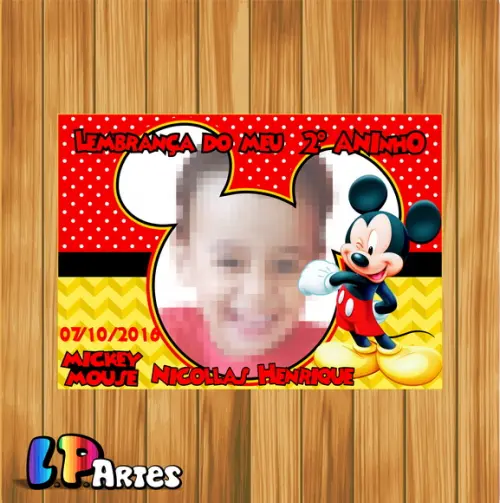 Lembrancinha Imã - Mickey Mouse