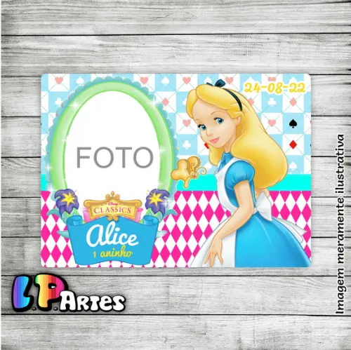 Lembrancinha Imã de Geladeira - Alice no País das Maravilhas