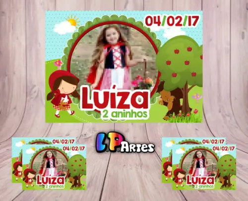 Lembrancinha Imã de Geladeira Chapeuzinh