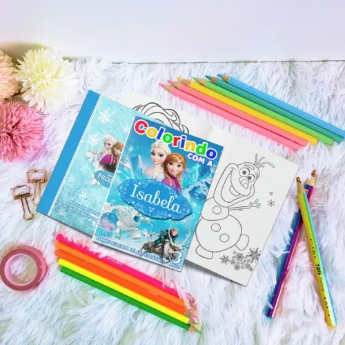 Livrinho de Colorir Frozen
