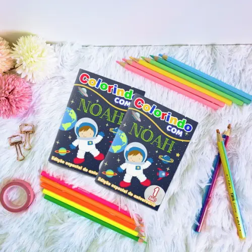 Livro de Colorir - Astronauta