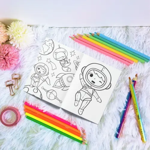 Livro de Colorir - Astronauta 2
