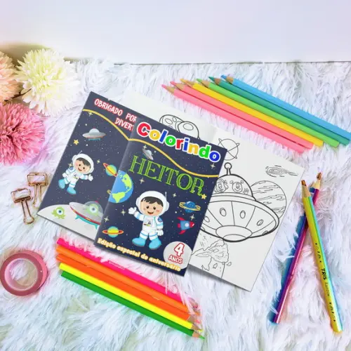 Livro de Colorir - Astronauta 3