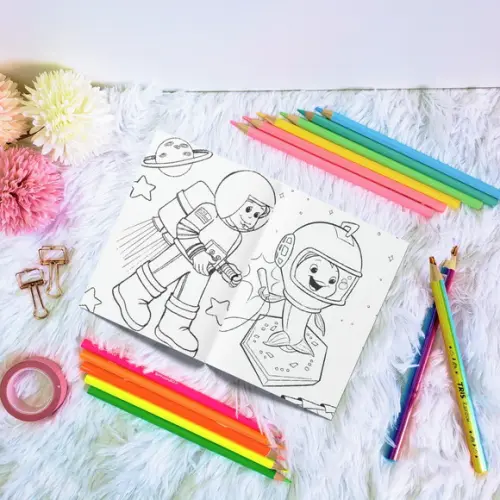 Livro de Colorir - Astronauta 3