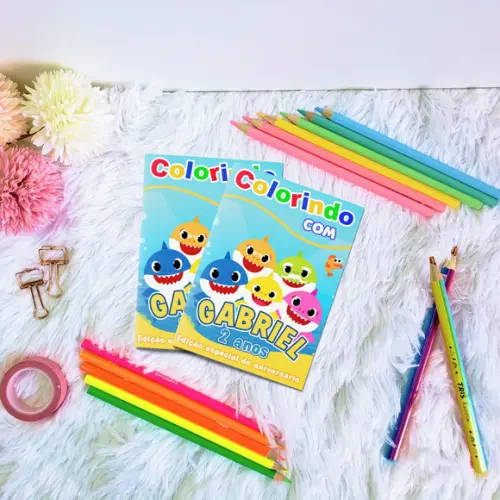 Livro de Colorir - Baby Shark