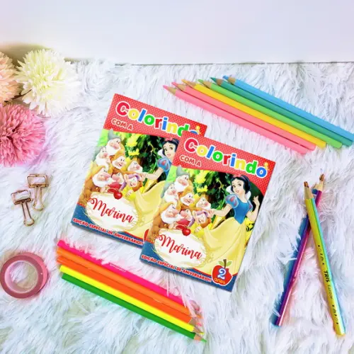 Livro de Colorir - Branca de Neve